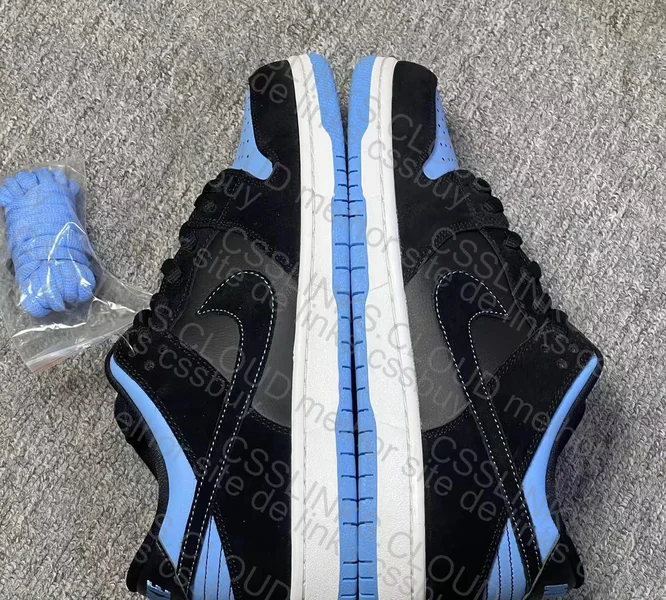 Nike SB Dunk Low Black University Blue Men's 2