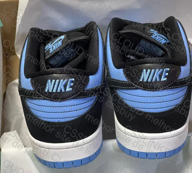 Nike SB Dunk Low Black University Blue Men's 5