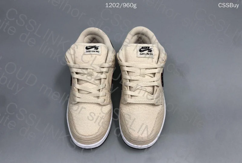Nike SB Dunk Low Pearl White X Albino & Black