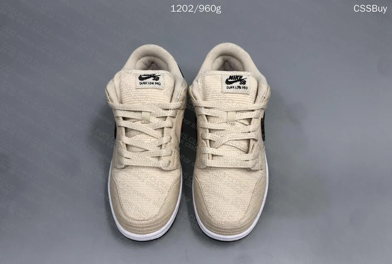 Nike SB Dunk Low Pearl White X Albino & Black 2