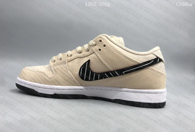 Nike SB Dunk Low Pearl White X Albino & Black 4