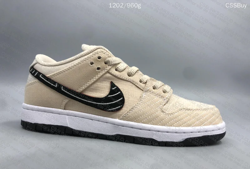 Nike SB Dunk Low Pearl White X Albino & Black 5