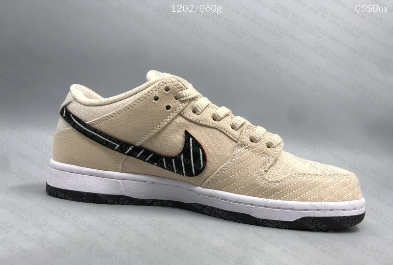Nike SB Dunk Low Pearl White X Albino & Black 7