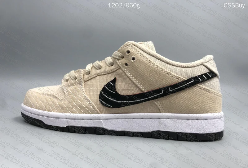 Nike SB Dunk Low Pearl White X Albino & Black 8