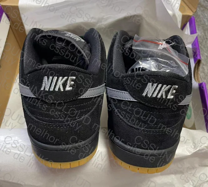 Nike SB Dunk Low Pro Grey Black 5