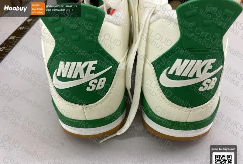 Nike SB x Air Jordan 4 Pine Green 5