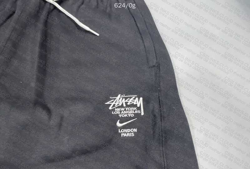 Nike Stussy Pants Sweatpants with Measurements 5