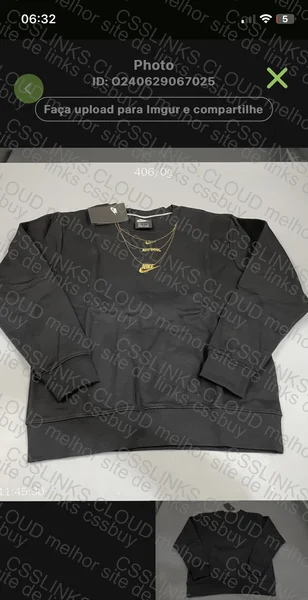 Nike Sweatshirt Chain Gold 💅