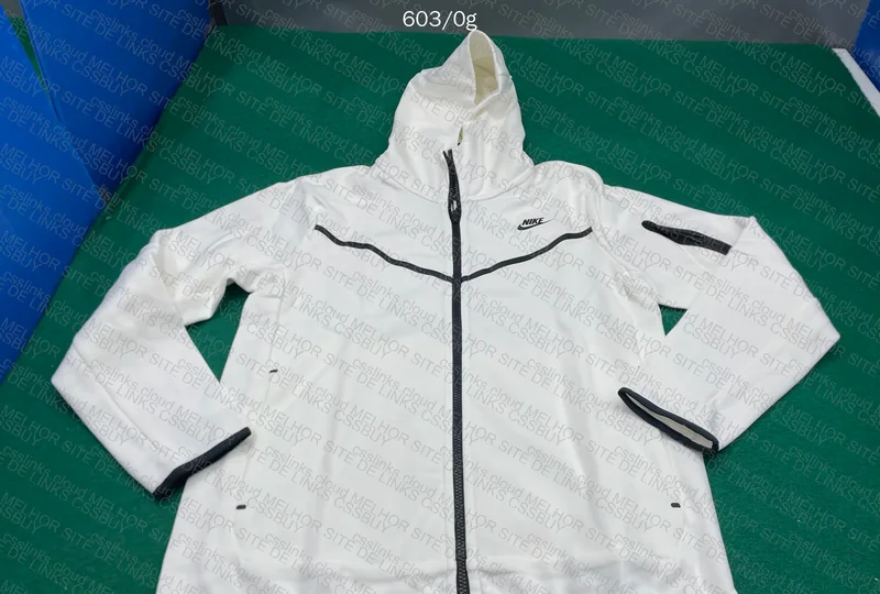 White Nike Tech Fleece