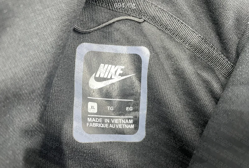 Nike Tech Fleece with Measurements 3