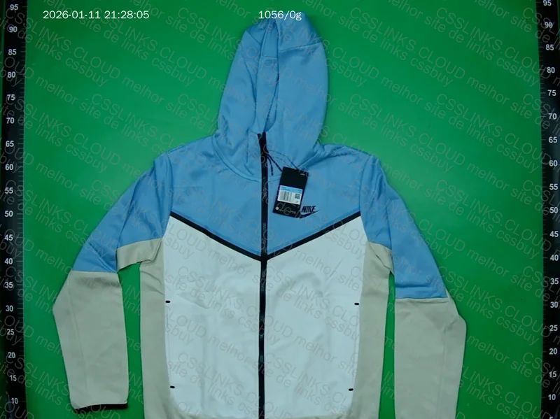 NIKE Tech Fleece CONJUNTO Azul Claro e Branco/Cinza - CSSDEALS