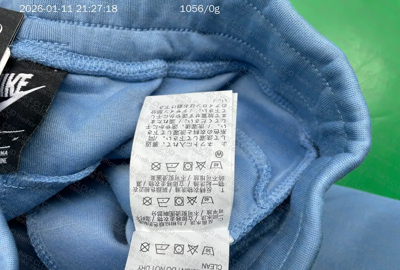 NIKE Tech Fleece CONJUNTO Azul Claro e Branco/Cinza - CSSDEALS 7