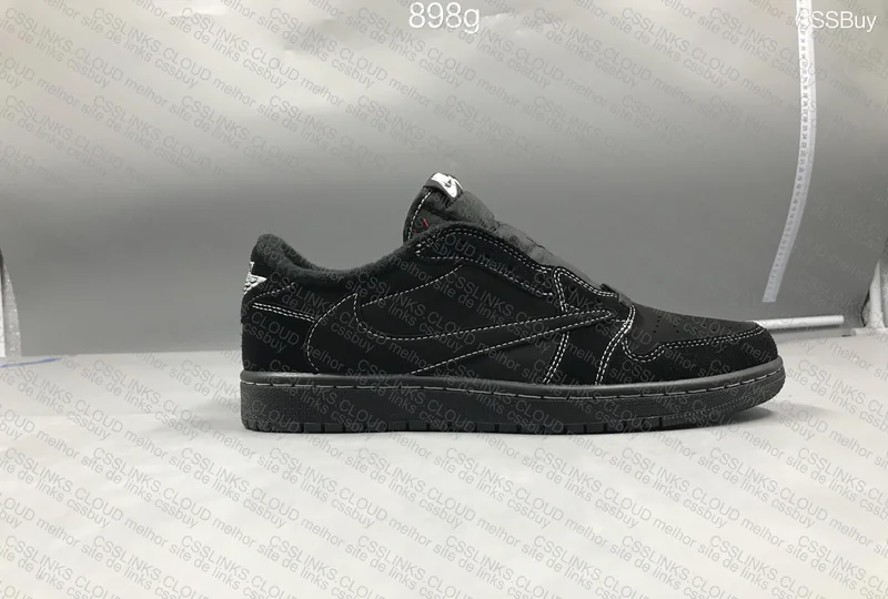 Nike Travis Scott x Air Jordan 1 Low Black Phantom 3