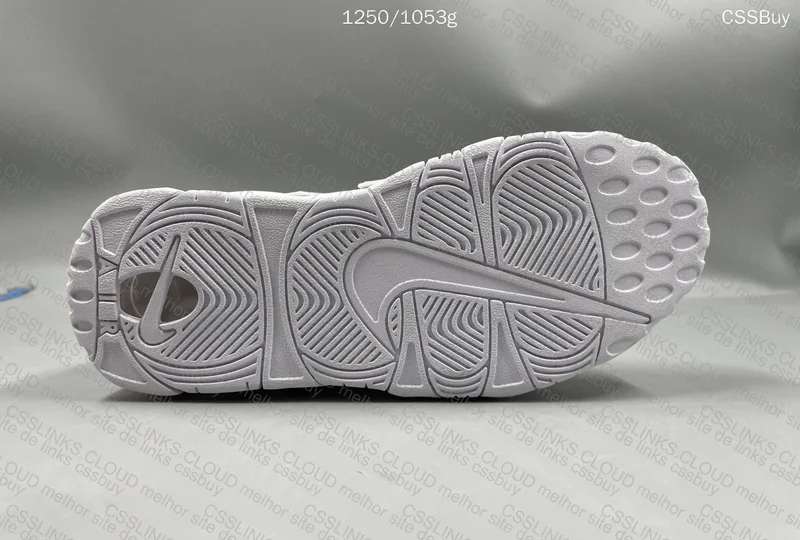 ⚪Nike Uptempo Triple White 2