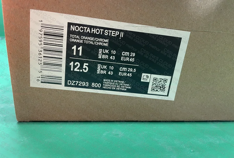 Nike x Nocta Hot Step 2 Laranja 9