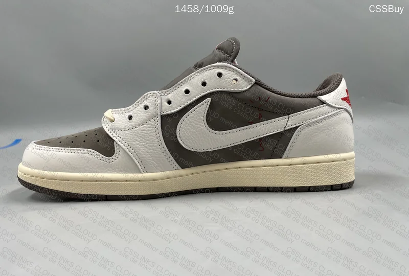 Nike x Travis Scott Air Jordan 1 Low OG SP Mocha and Tottenham Home Shirt 10