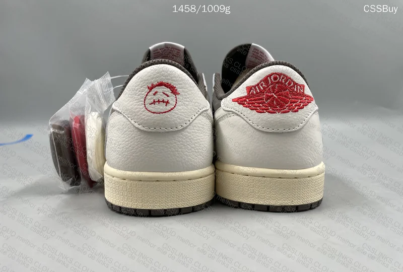 Nike x Travis Scott Air Jordan 1 Low OG SP Mocha and Tottenham Home Shirt 2