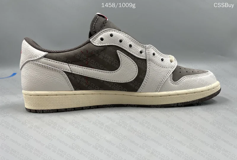 Nike x Travis Scott Air Jordan 1 Low OG SP Mocha and Tottenham Home Shirt 8