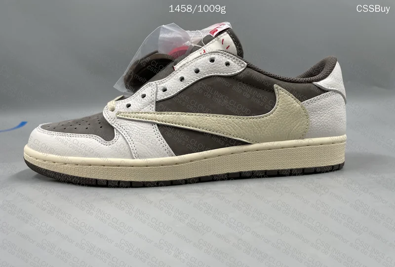 Nike x Travis Scott Air Jordan 1 Low OG SP Mocha and Tottenham Home Shirt 9
