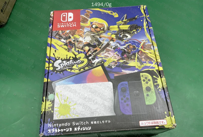 Nintendo Switch OLED Splatoon Special Edition + 256GB SD Card 2