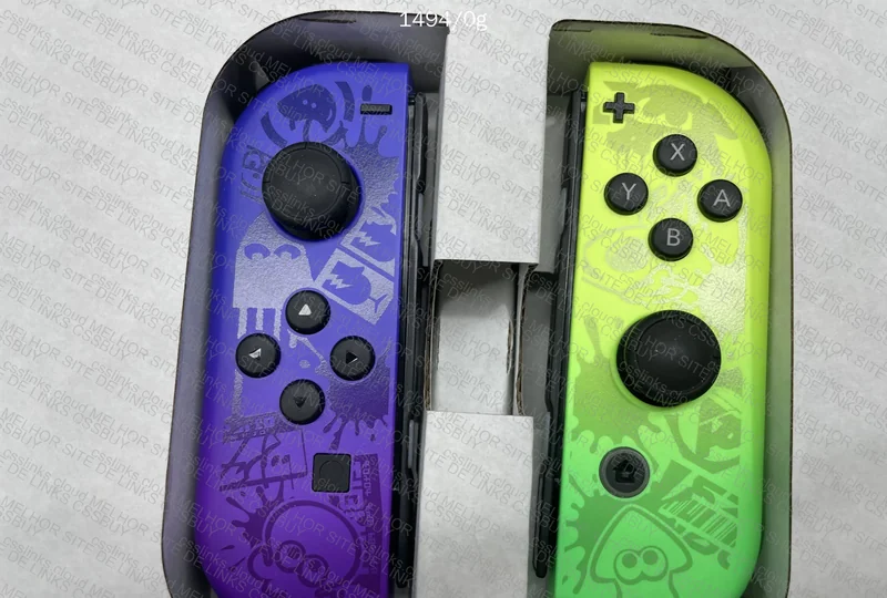 Nintendo Switch OLED Splatoon Special Edition + 256GB SD Card 4