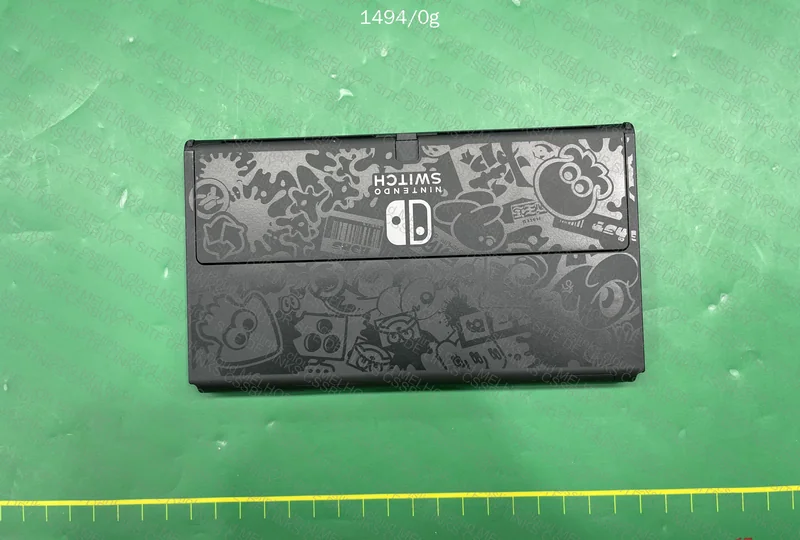 Nintendo Switch OLED Splatoon Special Edition + 256GB SD Card 6