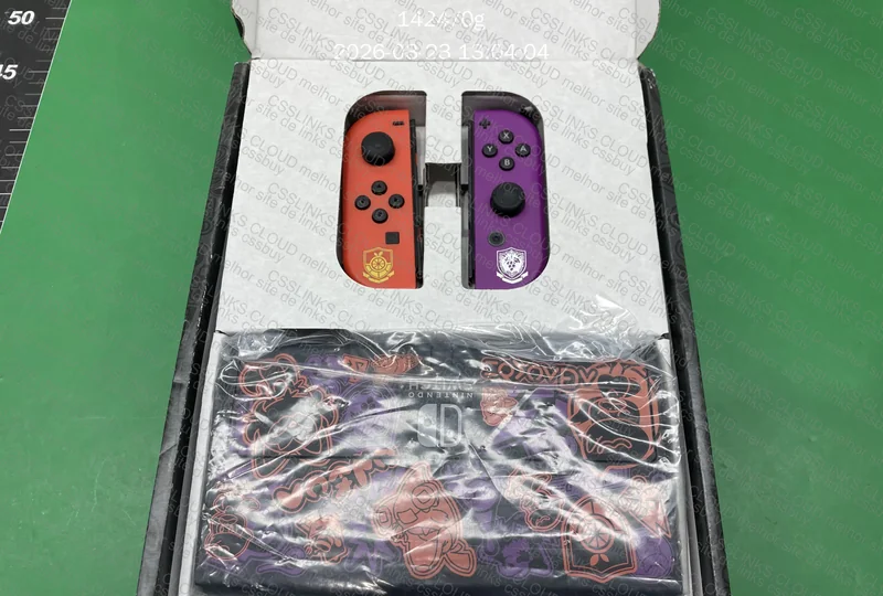Nintendo switch oled versão pokemon + 128gb sd 3