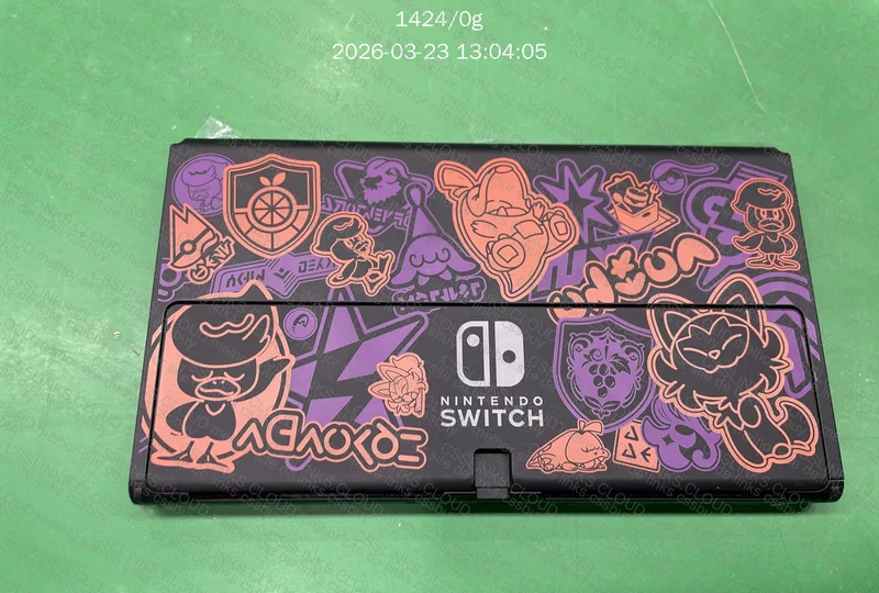 Nintendo switch oled versão pokemon + 128gb sd 4