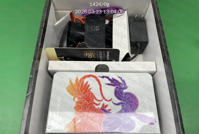 Nintendo switch oled versão pokemon + 128gb sd 7