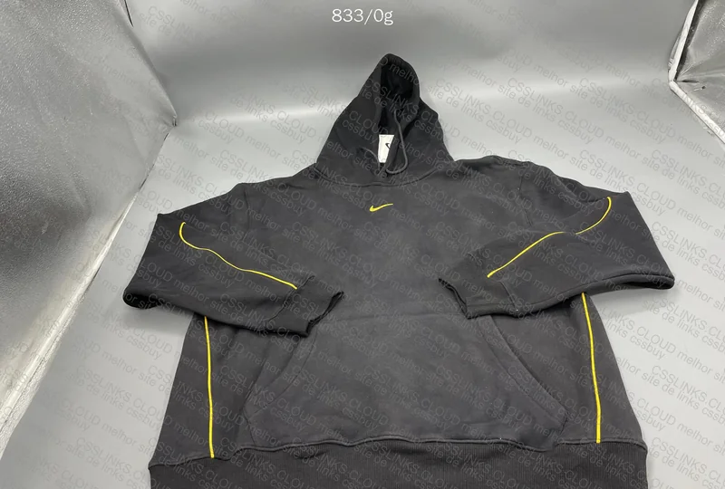 Nocta Hoodie Black - With Measurements