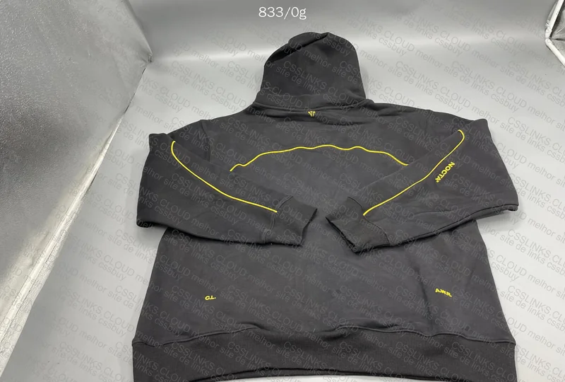Nocta Hoodie Black - With Measurements 3