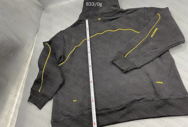 Nocta Hoodie Black - With Measurements 6