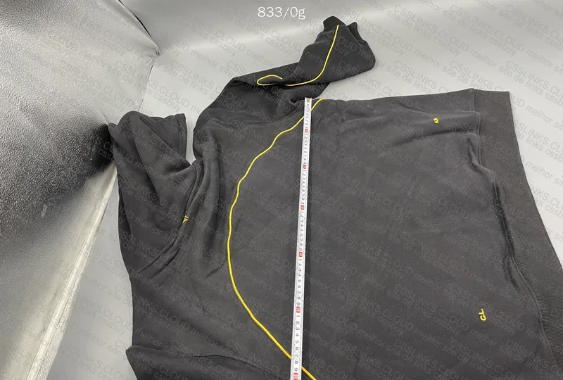 Nocta Hoodie Black - With Measurements 8