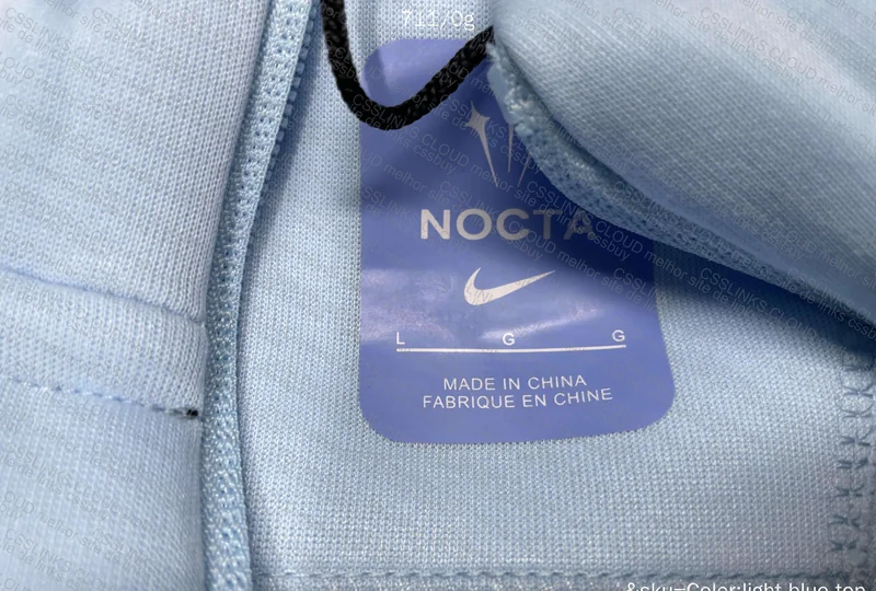 Nocta Tech Fleece Baby Blue 3