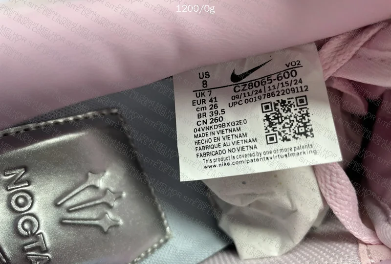 NOCTA x Nike Air Force 1 Low Pink Foam 9