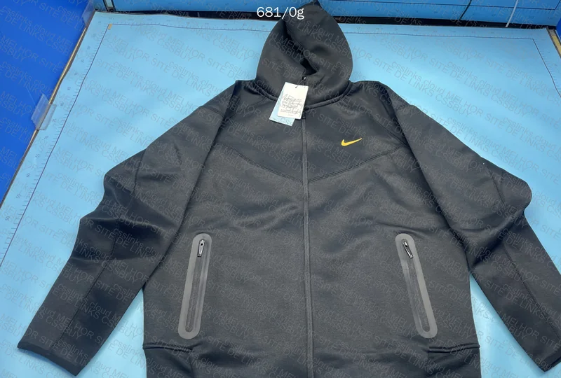 NOCTA x Nike Tech Fleece Full-zip Black University Gold 3