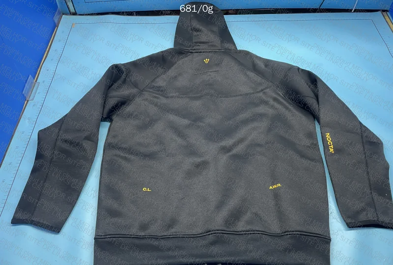 NOCTA x Nike Tech Fleece Full-zip Black University Gold 5