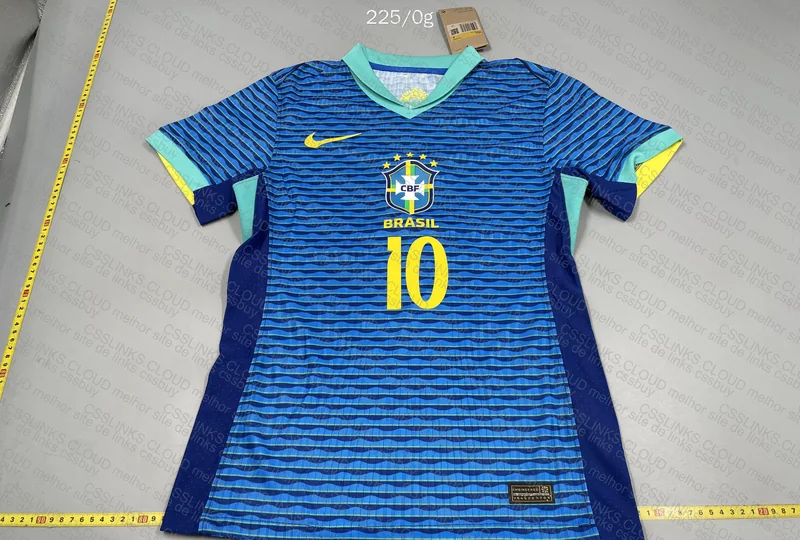 New Brazilian National Team Blue Jersey (Player Version) 6