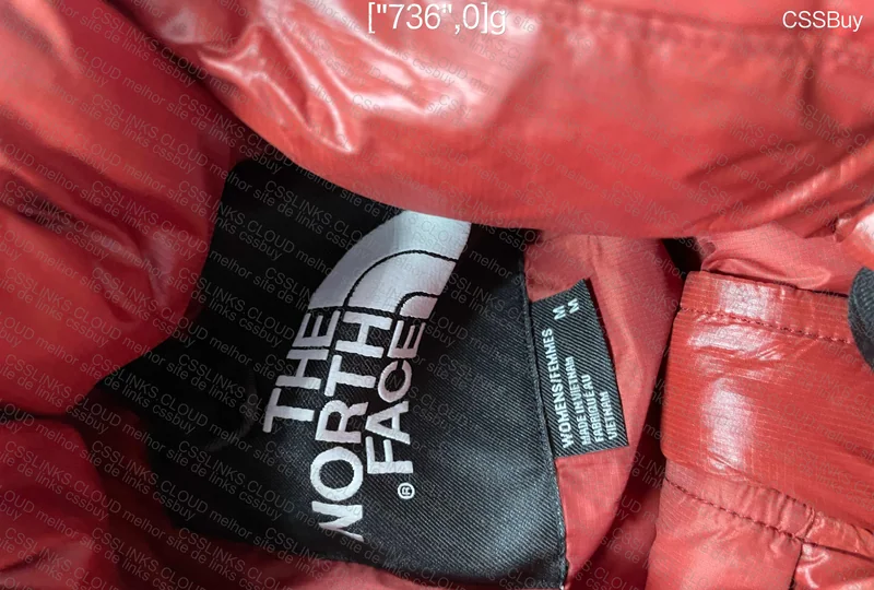 Nuptse Cropped Puffer TNF Red 3