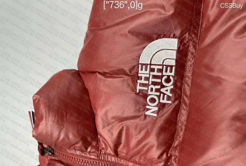 Nuptse Cropped Puffer TNF Red 4