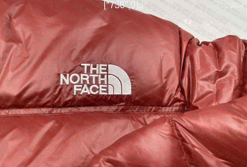 Nuptse Cropped Puffer TNF Red 7
