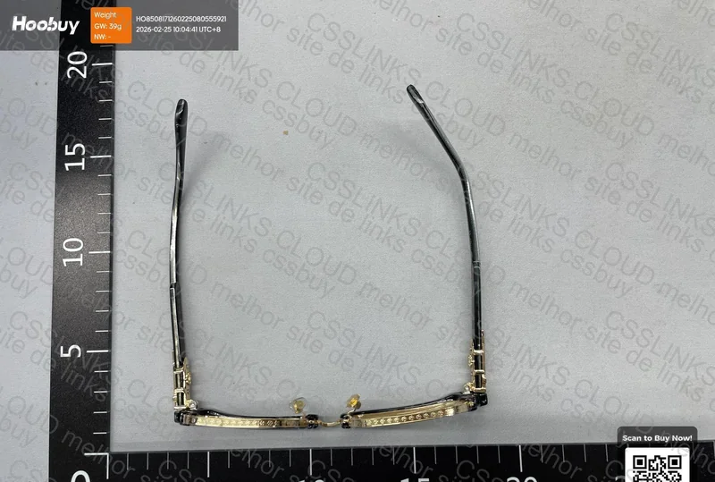Óculos Chrome hearts dourado 4