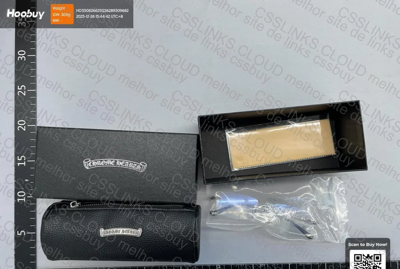 Chrome Hearts Black and Silver Glasses 3