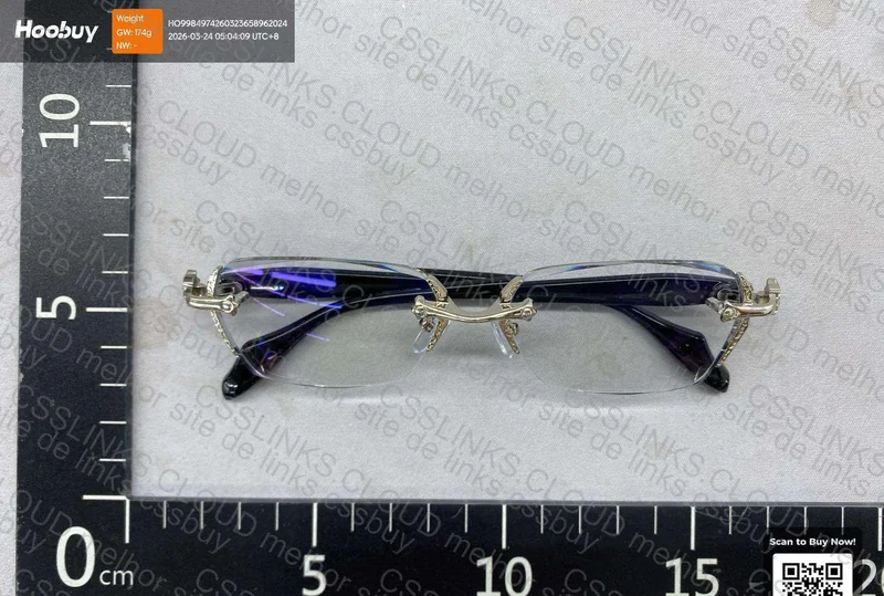 Óculos com grau chrome hearts 4
