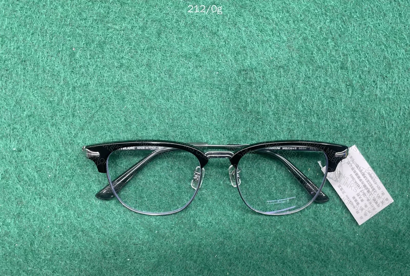 Montblanc Glasses with Degree in Clubmaster Style by Jones Manoel