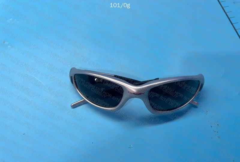 Oakley Straight Jacket 99 MUZM Silver Black Sunglasses