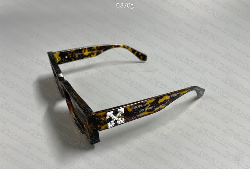 OFF-White Leopard Glasses