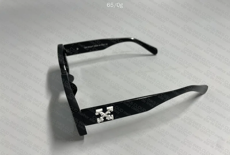 OFF-White Black Glasses 5