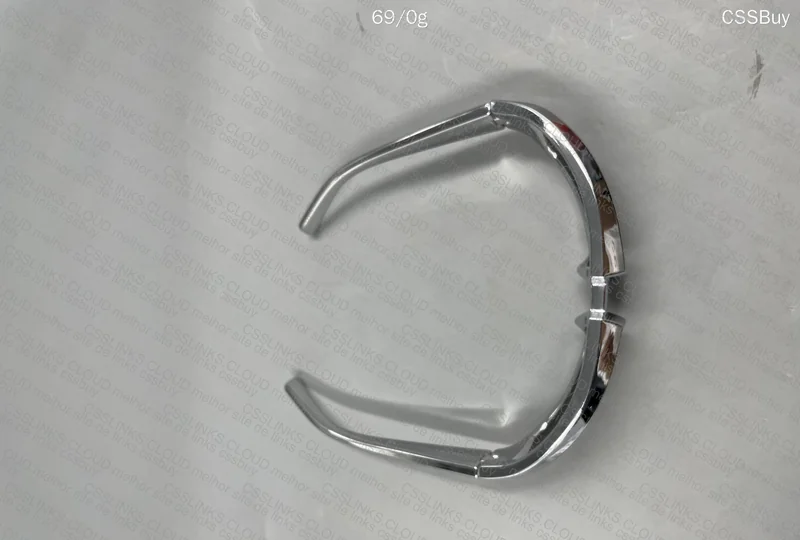 Prada Runway Chromed Glasses 2