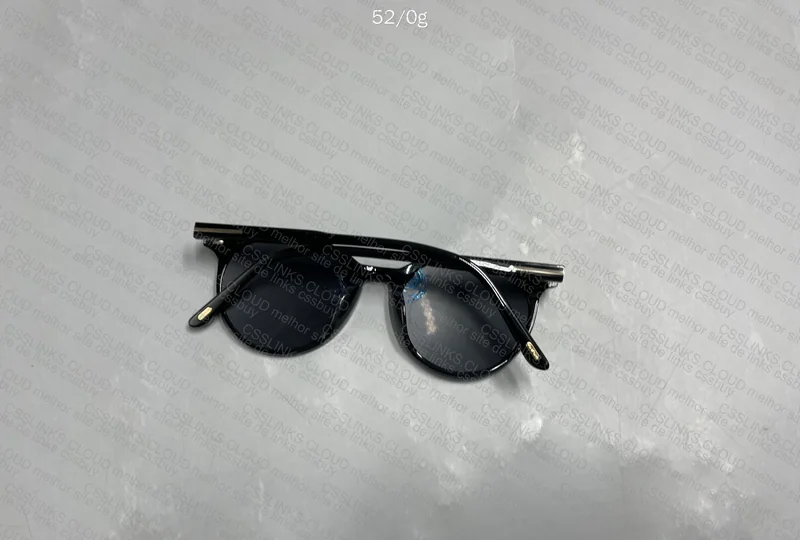 Tom Ford Black Round Glasses